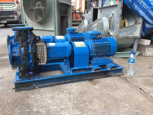 ขายปั๊มน้ำหอยโข่ง Goulds Pump ชนมอเตอร์ 5.5HP. 380V ขนาดเข้า 3นิ้ว ออก 2นิ้ว รุ่นใบพัดใหญ่ส่งน้ำไกล  ใช้งานมาไม่ถึงปี สภาพสวยใหม่มากถอดจากงานแอร์ พร้อมใช้งาน มี 2ชุดครับ