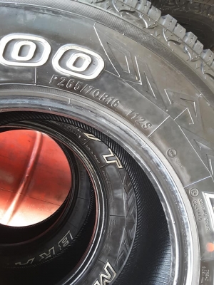 Maxxis AT700 ขนาด 265-70-16 ปี18 สภาพใหม่ 1ชุด Maxxis AT700 ขนาด 265-70-16 ปี18 สภาพใหม่ 1ชุด