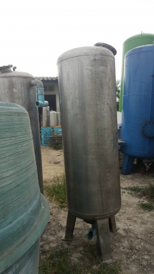 ถังกรองน้ำสแตนเลสขนาด 400 ลิตรรุ่นหนา ถังกรองน้ำสแตนเลสขนาด 400 ลิตรรุ่นหนา