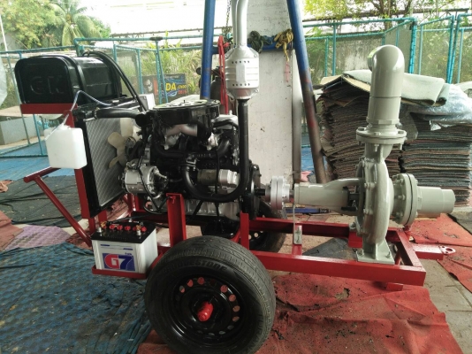 เครื่องสูบนํ้าประกอบใหม่พร้อมใช้งาน เครื่องยนต์ ISUZU  c223 เครื่อง 2200 CC 75 แรงม้า