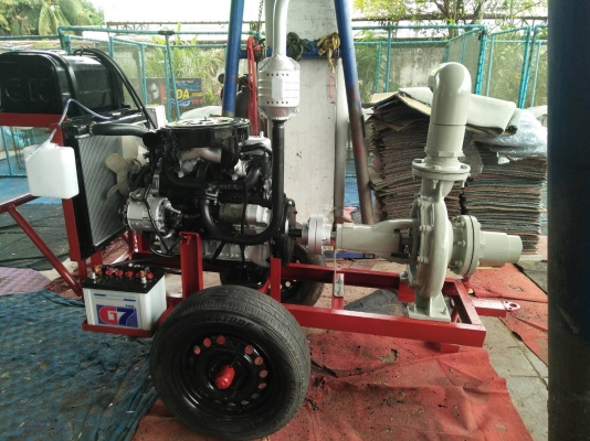 เครื่องสูบนํ้าประกอบใหม่พร้อมใช้งาน เครื่องยนต์ ISUZU  c223 เครื่อง 2200 CC 75 แรงม้า