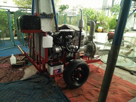 เครื่องสูบนํ้าประกอบใหม่พร้อมใช้งาน เครื่องยนต์ ISUZU  c223 เครื่อง 2200 CC 75 แรงม้า