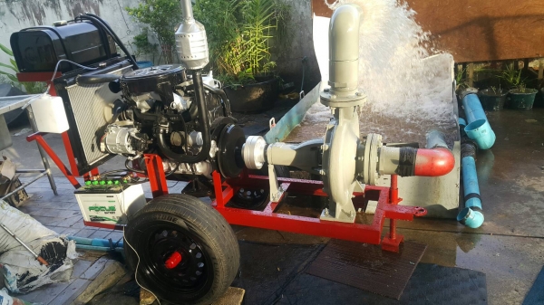 เครื่องสูบนํ้าประกอบใหม่พร้อมใช้งาน เครื่องยนต์ ISUZU  c223 เครื่อง 2200 CC 75 แรงม้า