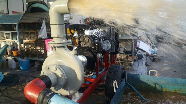 เครื่องสูบนํ้าประกอบใหม่พร้อมใช้งาน เครื่องยนต์ ISUZU  c223 เครื่อง 2200 CC 75 แรงม้า