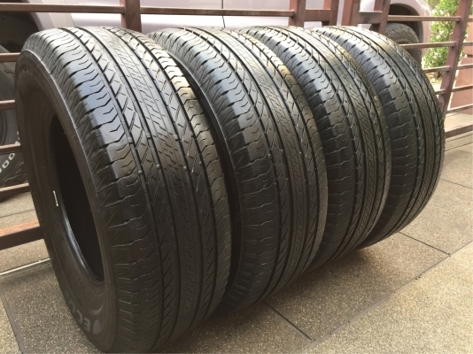 ยาง Bridgestone 245 70 16 กลางปี17 ดอกเต็ม ไม่มีปะ เนื้อนิ่มๆ ใช้ยาว ราคาไม่แพง