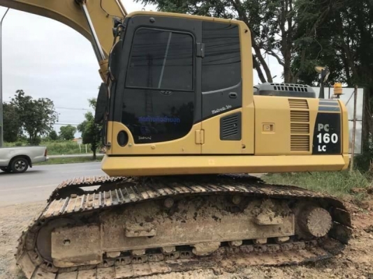 ขาย 1,250,000 บาท KOMATSU PC160-8 ทำงาน 13,XXX ชม เครื่องดี ปั้มแรง โช่หนา เอวแน่น เอกสารเล่มทะเบียน  รถอยู่ โคราช  090-772-3710 090-772-3708