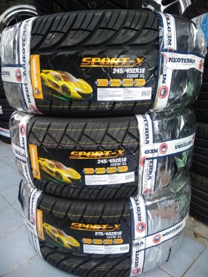 ยางลายเทพ 245-45 / 275-40-18 สี่เส้น 9500 บาท ยางลายเทพ 245-45 / 275-40-18 สี่เส้น 9500 บาท