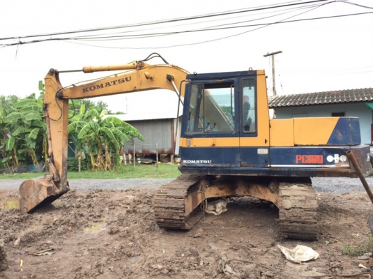 ขายรถแม็คโคร KOMATSU PC100-3 เก่าญี่ปุ่น รถสวยพร้อมใช้งาน มีเอกสารใบอินวอย เครื่องดีช่วงล่างดี ใบแทร็กสวย ราคาต่อรองคุยกันได้ โทร0616613023แพรว