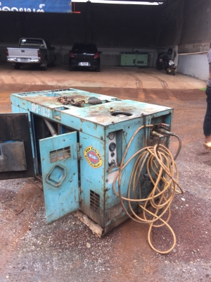 ขายด่วน  ปั้มลมเก่านอก  พร้อมใช้งาน เครื่องคูโบต้า 3 สูบ