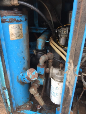 ขายด่วน  ปั้มลมเก่านอก  พร้อมใช้งาน เครื่องคูโบต้า 3 สูบ