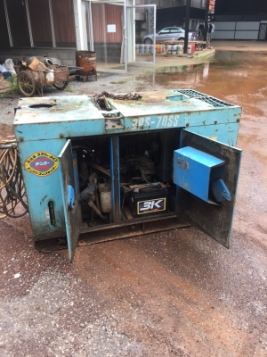 ขายด่วน  ปั้มลมเก่านอก  พร้อมใช้งาน เครื่องคูโบต้า 3 สูบ