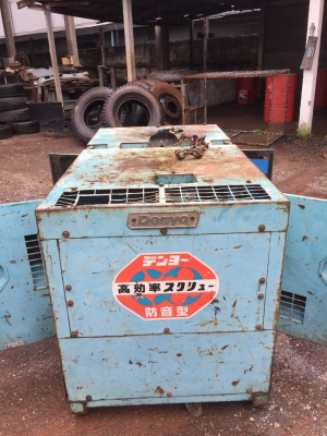 ขายด่วน  ปั้มลมเก่านอก  พร้อมใช้งาน เครื่องคูโบต้า 3 สูบ