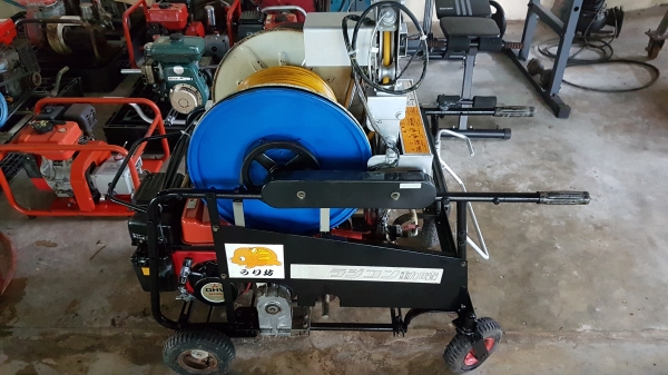 ชุดปั้มพ่นยา เก็บสายอัตโนมัติ นำเข้าจากญี่ปุ่น เช็คพร้อมใช้งาน