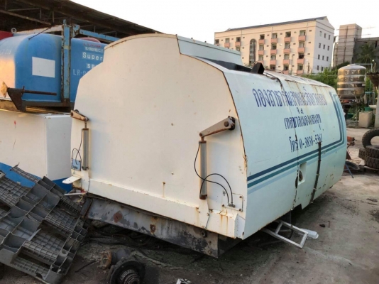 ถังกวาดขยะ พร้อมเครื่อมยนต์