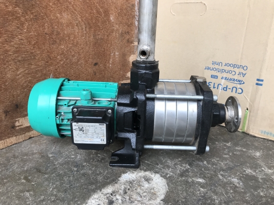 ขายปั๊มน้ำหัวสแตนเลสแรงดันสูง 4 ใบพัด WILO 0.55Kw. 380V made in France ขนาดเข้า 1.2นิ้ว ออก 1.2นิ้ว สภาพสวยใหม่มาก พร้อมใช้งาน