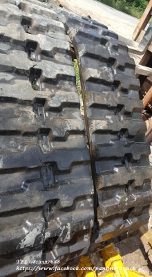 สินค้าเก่านอก ขายถูกด่วนๆ RUBBER TRACK แทรคยางสามารถใส่กับรถขุดไซค์ 60,65,75 /ขนาด 420*14.2*41(ข้อ) /ราคาเพียง(คู่ละ :31,000 บาท)