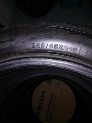 ยาง245/45/18 ปี18 สวยๆ