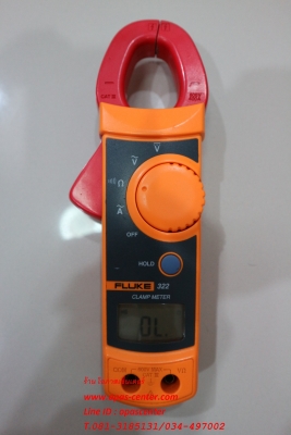 มิเตอร์วัดกระแส AC เป็นแบบ True-rms ขนาดเล็ก Fluke 322 พกพาง่าย สภาพดี