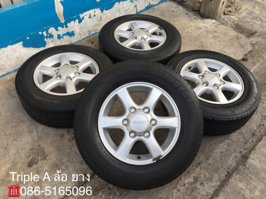 ล้อแม็ก ISUZU D-MAX Platinum ขอบ 15 พร้อมยาง 215-70-15 Bridgestone