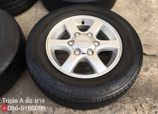 ล้อแม็ก ISUZU D-MAX Platinum ขอบ 15 พร้อมยาง 215-70-15 Bridgestone