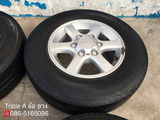 ล้อแม็ก ISUZU D-MAX Platinum ขอบ 15 พร้อมยาง 215-70-15 Bridgestone