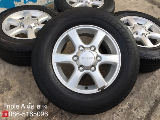 ล้อแม็ก ISUZU D-MAX Platinum ขอบ 15 พร้อมยาง 215-70-15 Bridgestone