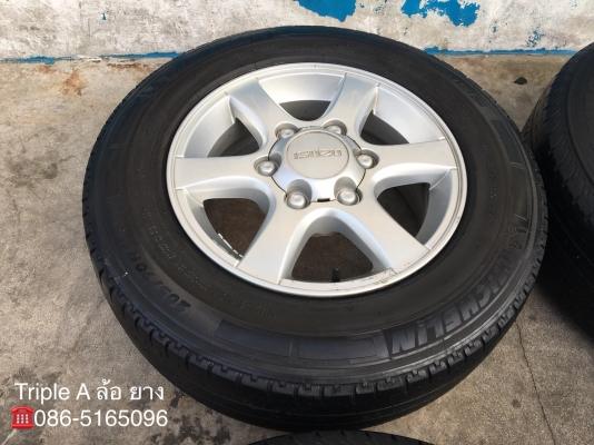 ล้อแม็ก ISUZU D-MAX Platinum ขอบ 15 พร้อมยาง 215-70-15 Bridgestone