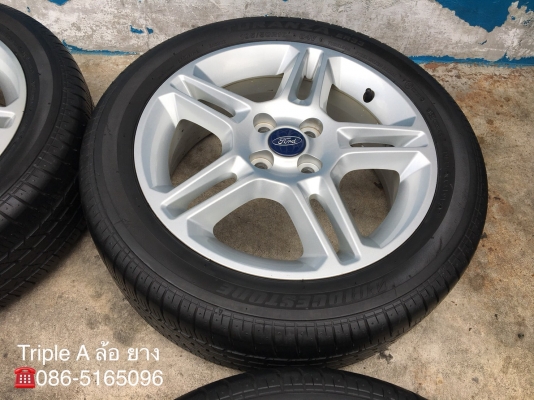 ล้อแม็ก Ford Fiesta ขอบ 16 พร้อมยาง 195-50-16 Bridgestone ปี13