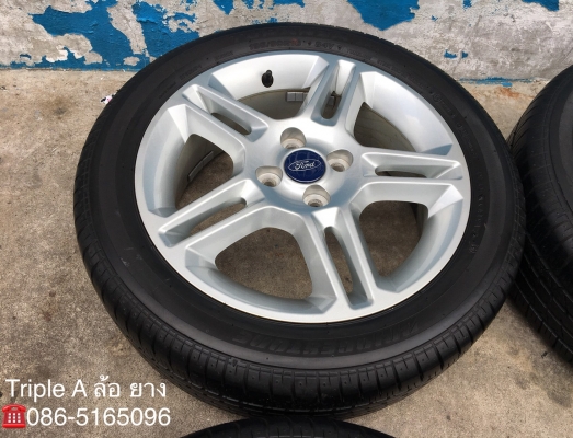 ล้อแม็ก Ford Fiesta ขอบ 16 พร้อมยาง 195-50-16 Bridgestone ปี13