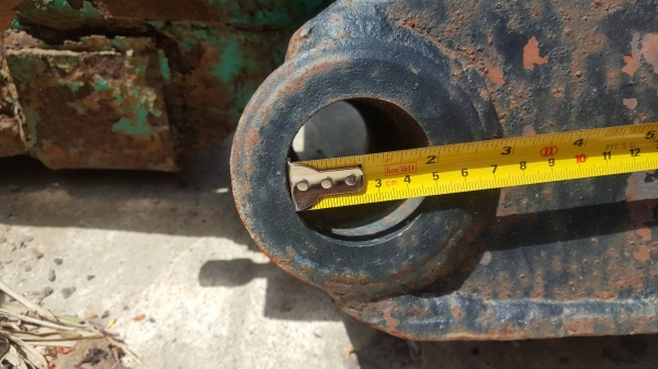 ขายตัวต่ออาร์ม สำหรับรถขุดไซค์ 40/50/55 ซอกแขน 18.5 cm สลัก 50mm ยาว1เมตร ต่อกับแบคโฮแล้วจะยาวประมาน