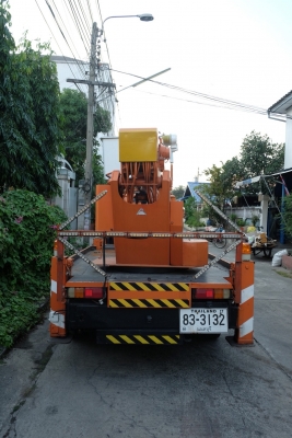 รถกระเช้าไฟฟ้า HINO รุ่น MRO ครื่องยนต์ 15B ปีจดทะเบียน 2545 136 แรงม้า ชักได้สูง14เมตร รถกระเช้าไฟฟ้า HINO รุ่น MRO ครื่องยนต์ 15B ปีจดทะเบียน 2545 136 แรงม้า ชักได้สูง14เมตร