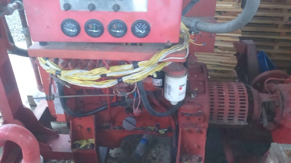 ขายด่วน! เครื่องยนต์ดัยเพลิง ( Fire Pump ) Cummins