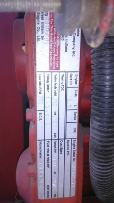 ขายด่วน! เครื่องยนต์ดัยเพลิง ( Fire Pump ) Cummins