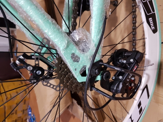 จักรยานไฮบริดมีเเกียร์หน้า+เกียร์หลัง