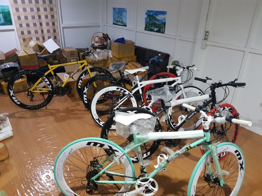 จักรยานไฮบริดมีเเกียร์หน้า+เกียร์หลัง