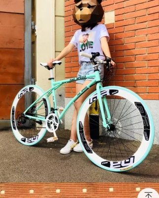 จักรยานไฮบริดมีเเกียร์หน้า+เกียร์หลัง