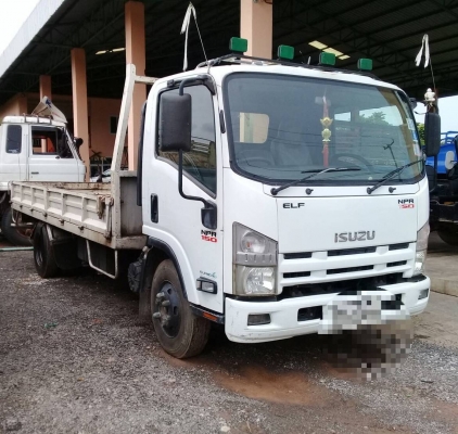หกล้อ อิซูชุ NPR150HP ยูโร3.ปึ51กะบะเหล็ก.ยาว5ม.ยาง.8.25 เรเดี้ยล รถห้าง สภาพดีสวยบางสีเดิมพายในครบ 