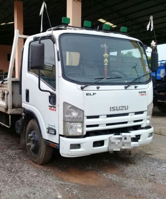 หกล้อ อิซูชุ NPR150HP ยูโร3.ปึ51กะบะเหล็ก.ยาว5ม.ยาง.8.25 เรเดี้ยล รถห้าง สภาพดีสวยบางสีเดิมพายในครบ 