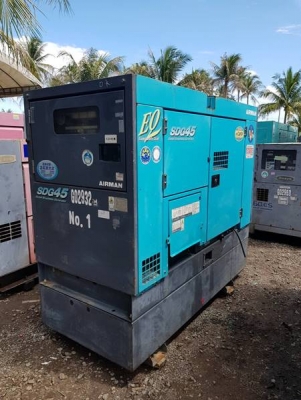 SDG45S EQ- เครื่องปั่นไฟ Airman Genset ขนาด 37/45kva. นำเข้าจากญี่ปุ่น by OEK 098-5625920