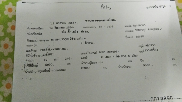 ขายอีซูซุเดกก้า ประกอบ