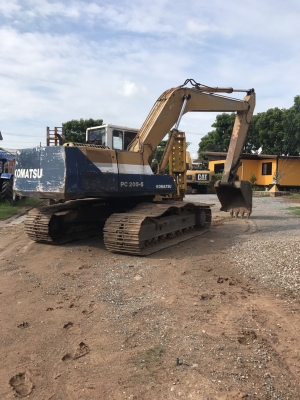 ปิดการขาย!!รถแบคโฮPC200-5 เอกสารเล่มทะเบียน ใช้งานได้ดี