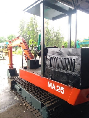 รถแบคโฮ MITSUBISHI MA25 รถเก่านอกพึ่งนำเขา ยังไม่เคยใช้งานในไทย เทียบเท่า PC30 ชั่วโมงการทำงาน 3000+ ชั่วโมง เครื่องดี ปั๊มแรง โซ่หนา เอวแน่น พร้อมใช้งาน มีเอกสารใบอินวอยซ์ มี VDO การทำงานให้ชม