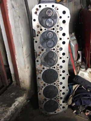 ขายฝาสูบ hino k13    mitsu  6d16 เทอร์โบ