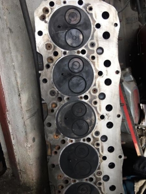 ขายฝาสูบ hino k13    mitsu  6d16 เทอร์โบ