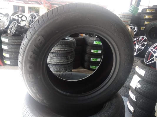 ยางไทย 265-60-18 ปี 18 สี่เส้น 11800 บาท ใส่ถ่วงฟรี