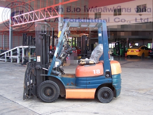 ขาย รถโฟล์คลิฟท์ TOYOTA รุ่น 6FD18