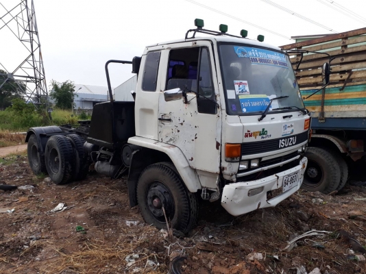 Isuzu FXZ 240 แรง สิบล้อหัวลาก รถใช้งานปกติ เครื่องดีคัชซีสวย หัว ตามสภาพ มีเก็บงานประตูขวา(ไม่ผุ) ท
