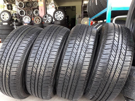 ขายยางป้ายแดงปี18 bridgestone dueler h/t 684ll 265/65r17 สนใจติดต่อร้าน ก.เจริญการยางครับ ????081-3747940