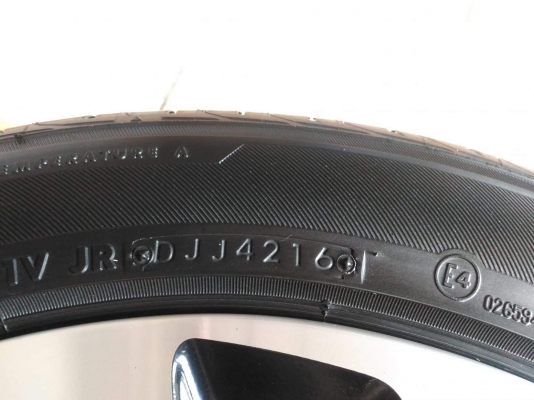 ล้อแม็ก Honda Accord G9 Hybrid ขอบ 17(5/114.3) พร้อมยาง Bridgestone Turanza GR-100  225 50 17 ผลิตปลายปี 2016(ลงพื้น 2017) พร้อมใช้ต่อยาวๆ ขายถูกทั้งชุด 18900.- *** ใส่ฟรี รับเทิร์น รับบัตรเครดิตทุกธนาคาร ส่งทั่วไทย