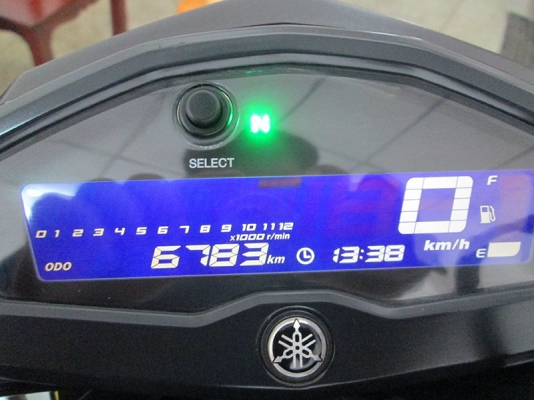 (โอนฟรี) ขาย Yamaha M-Slaz ปลายปี 2017 ไมล์แท้ 6783 กม สภาพสวยเดิมๆ สีดำ ส้ม